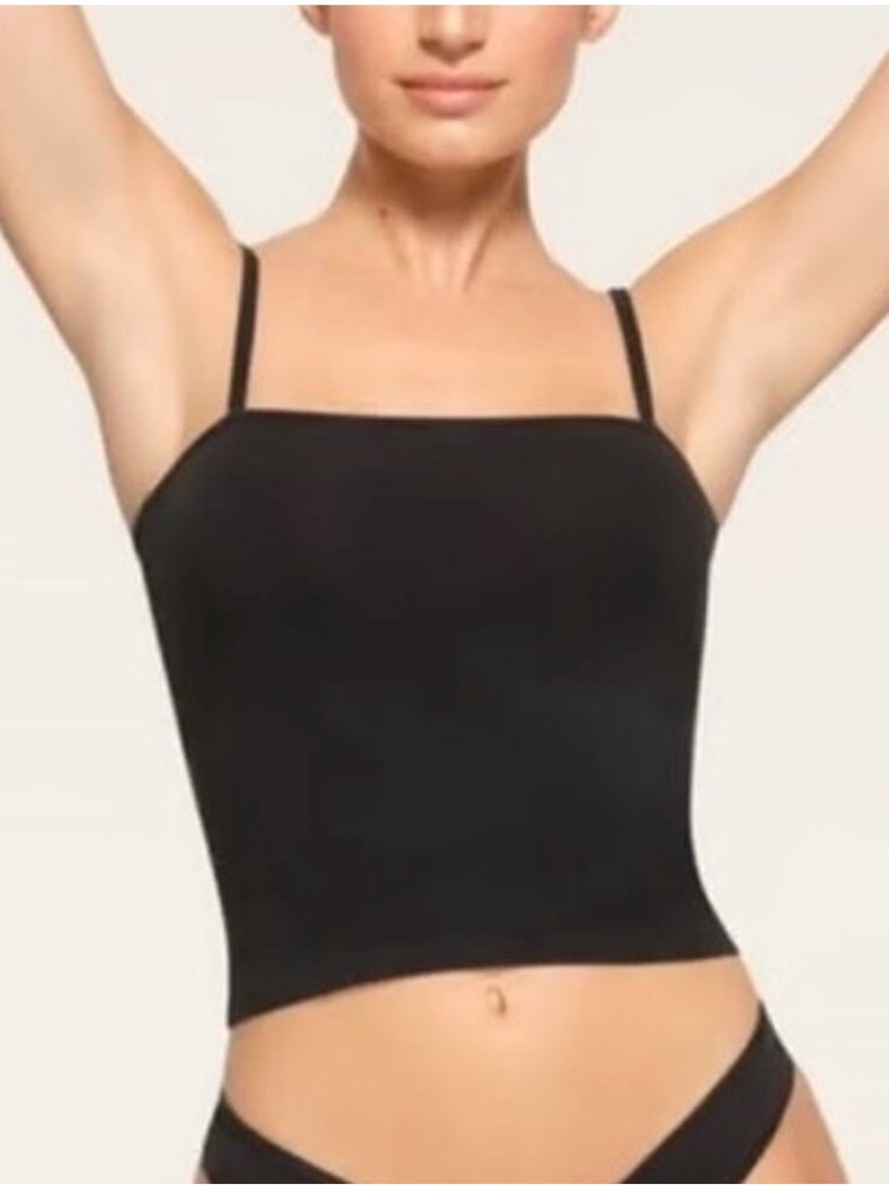 SKIMS New Vintage Cami Washed Onyx Black Tank Top Size S NWT